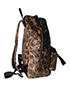 Studded Leopard-Print Backpack, side view